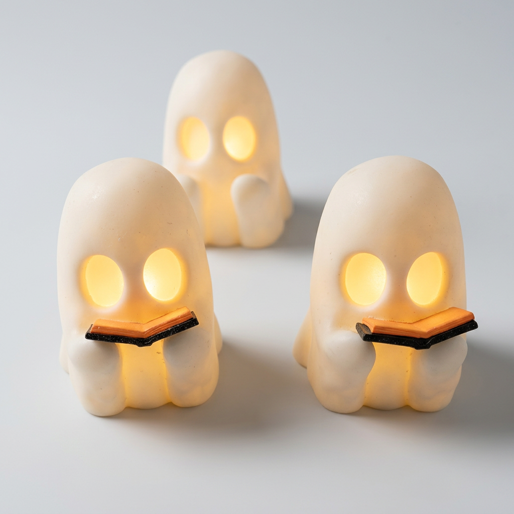 Choir Ghost Flickering Candle Lamp