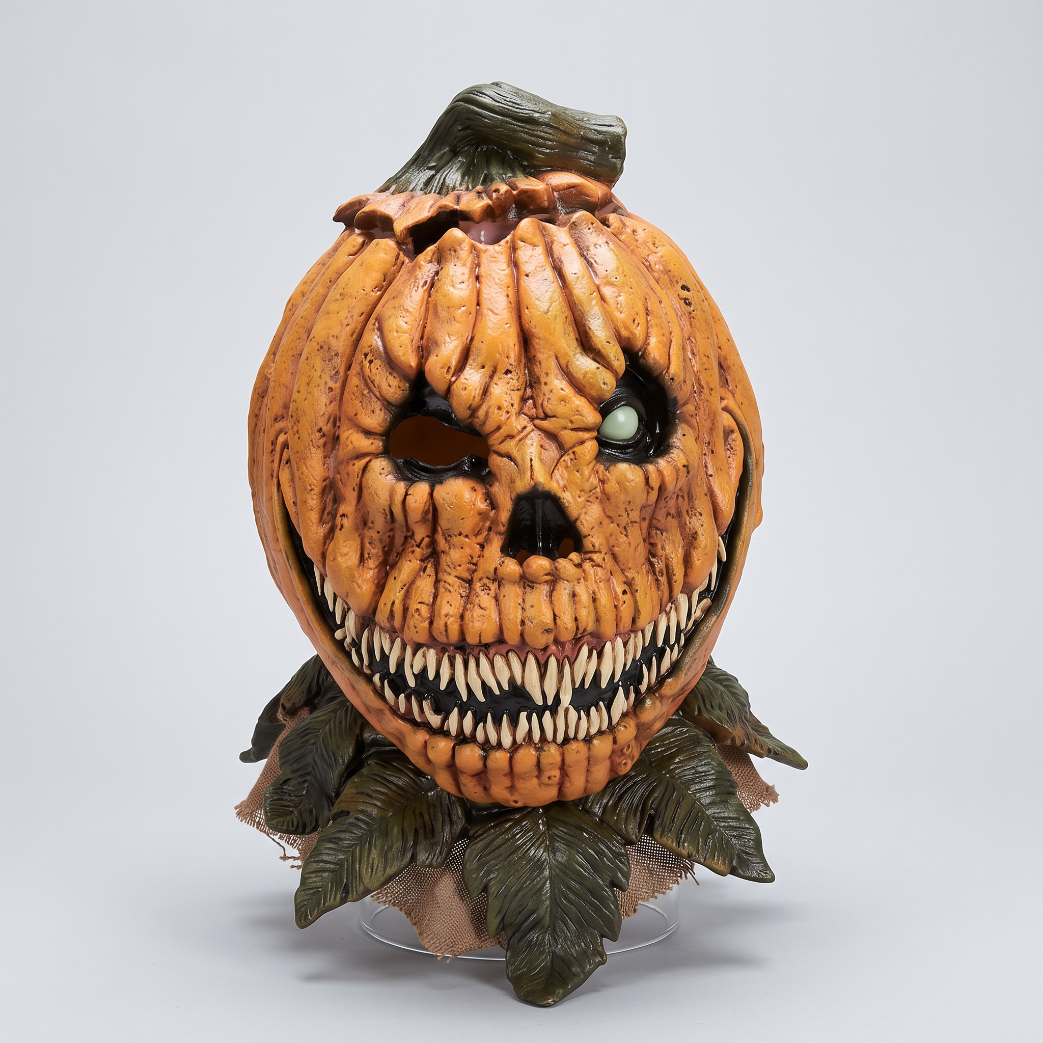Pumpkin Rot Latex Mask