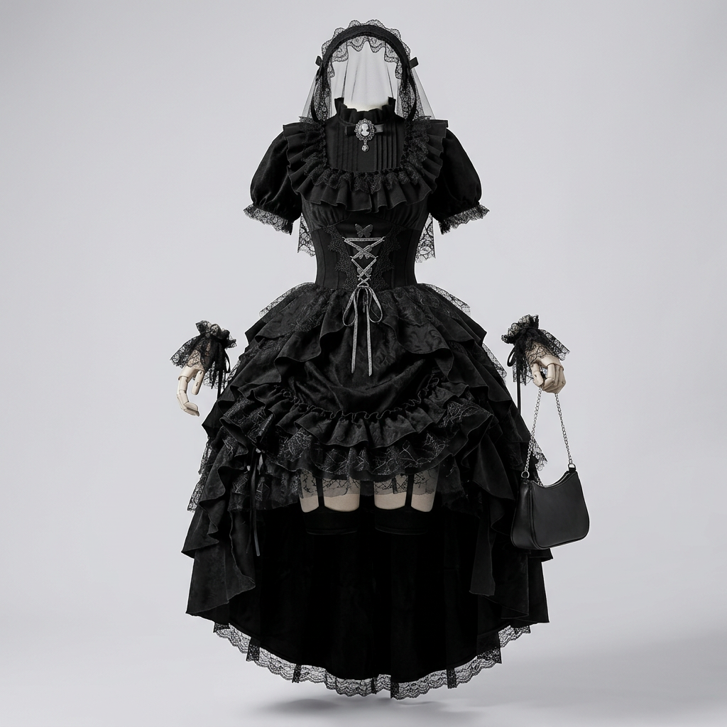 Lolita Nightingale Set — Black