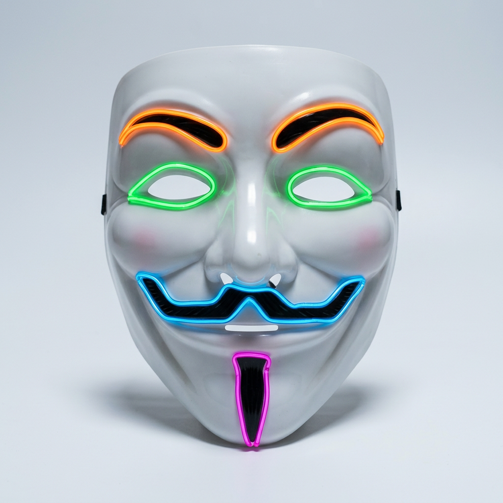 LED Rave Vendetta Mask