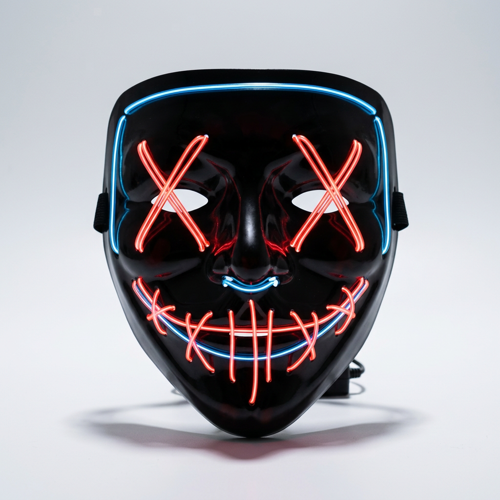 Neon LED Purge Party Mask