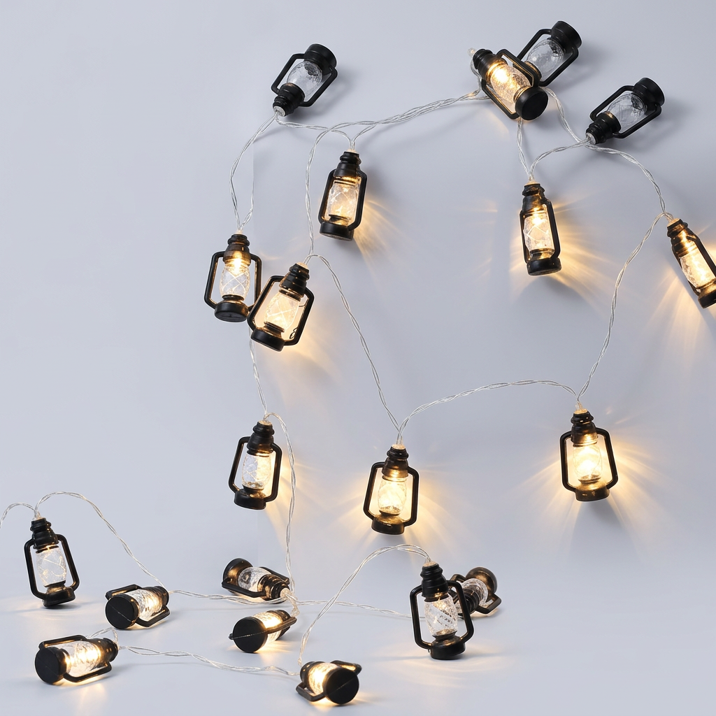 Vintage Lantern String Lights (80 LED)