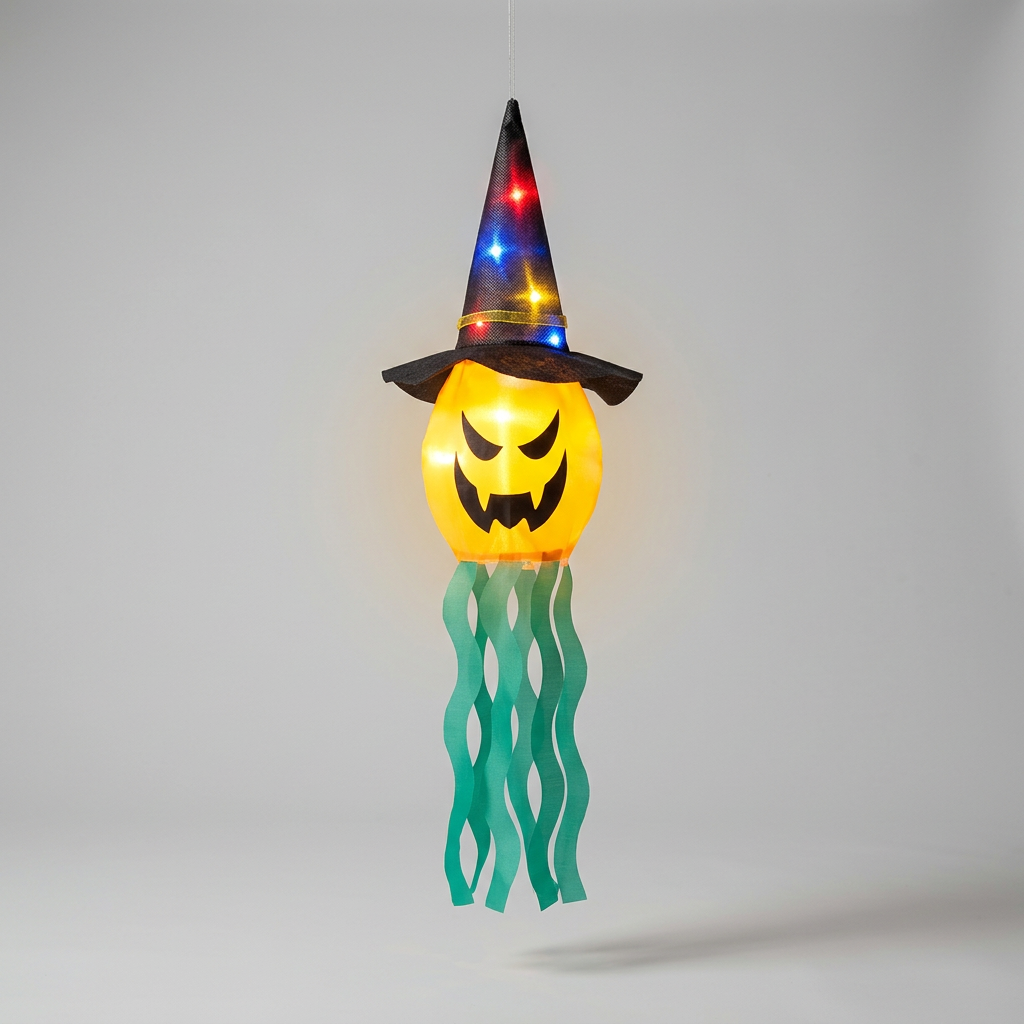 Floating Glowing Skull Ghost Lamp